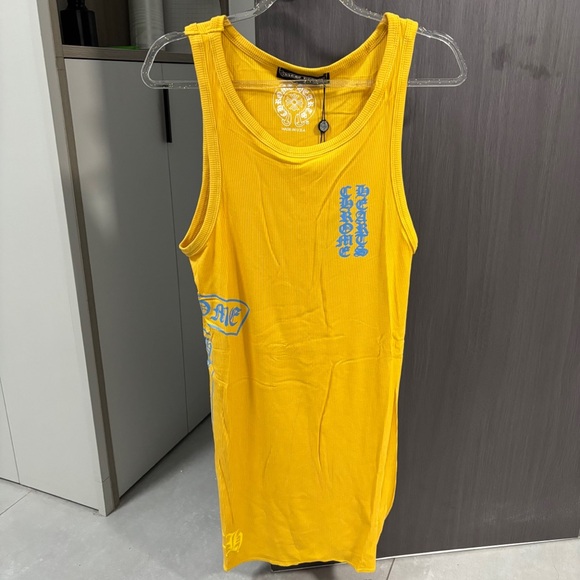 Meet the Posher Dresses & Skirts - Chrome Hearts yellow sleeveless dress